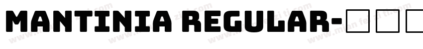 Mantinia Regular字体转换